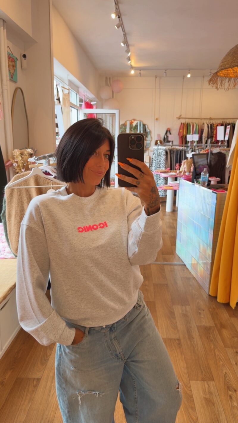 SWEAT ICONIC DOUX GRIS