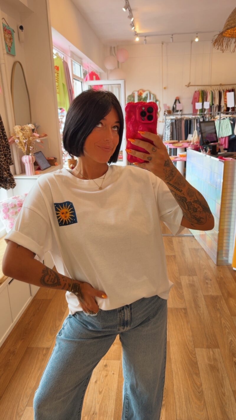 T SHIRT STRASS   Soleil intérieur