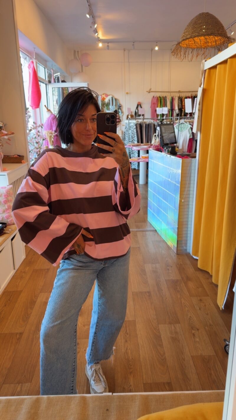 POLO RAYE CHOCO / ROSE
