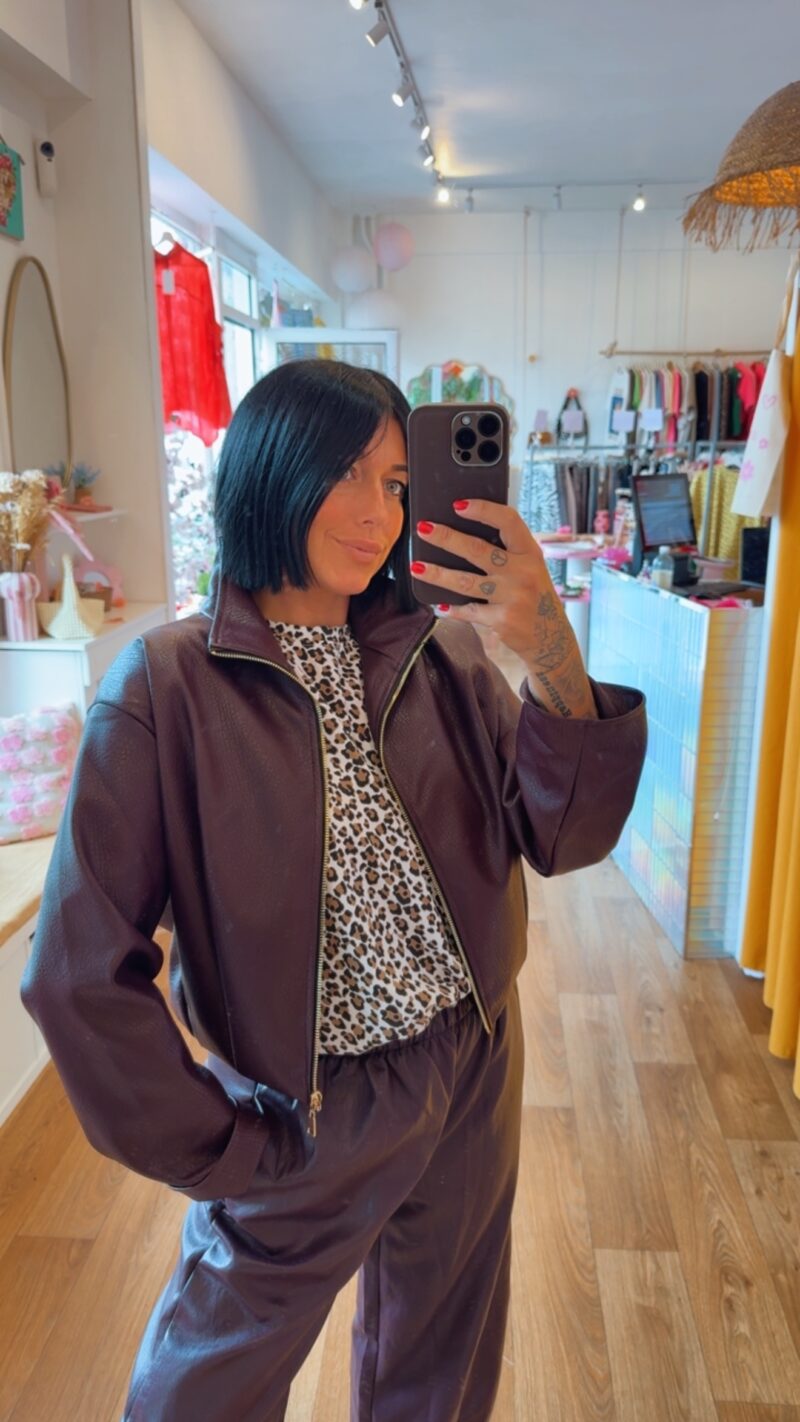 BOMBERS SIMILI BORDEAUX