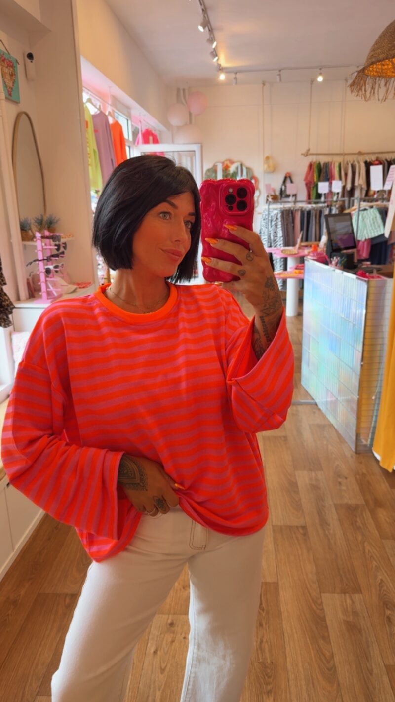 SWEATSHIRT RAYE BRIGITTE ORANGE COL ORANGE