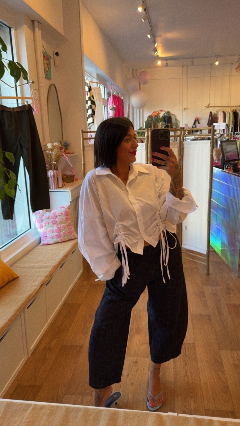 CHEMISE BLANCHE CORSET