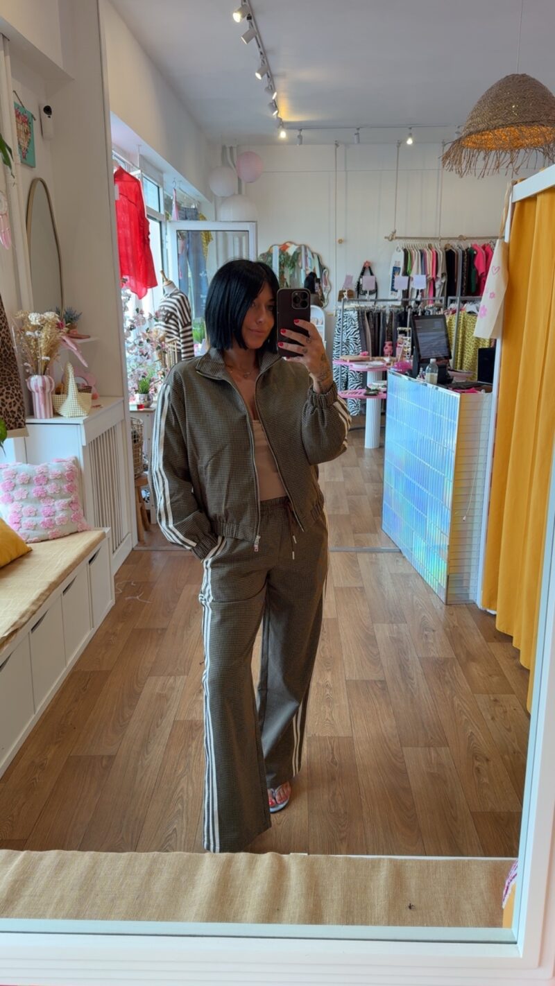 PANTALON MINI VICHY CHOCO S/M