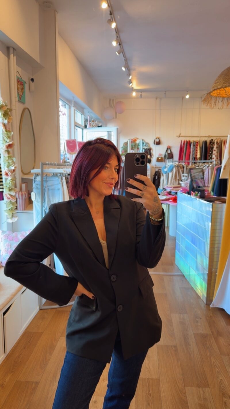 BLAZER DENTELLE NOIR   S/M