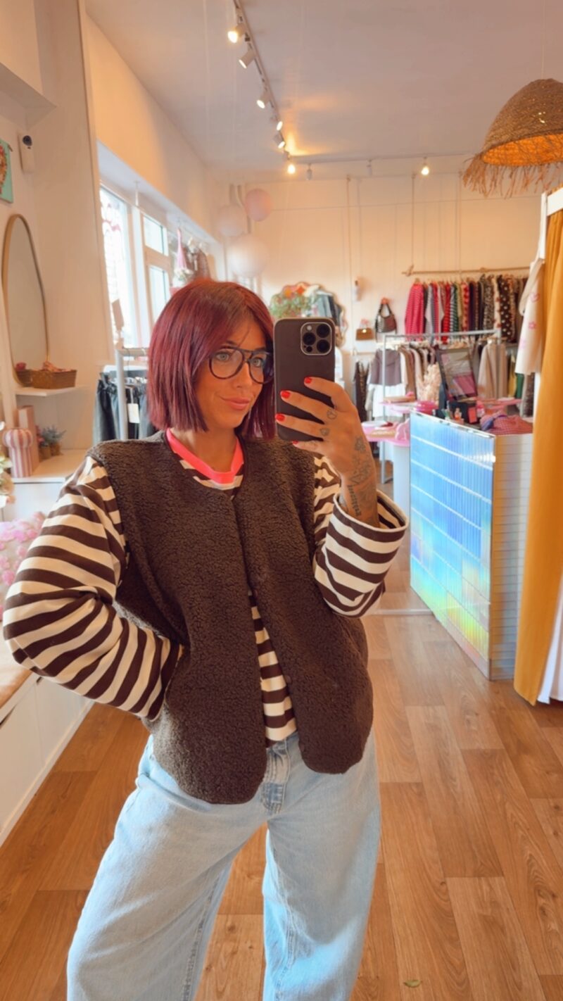 BOLERO OVERSIZE  CHOCO