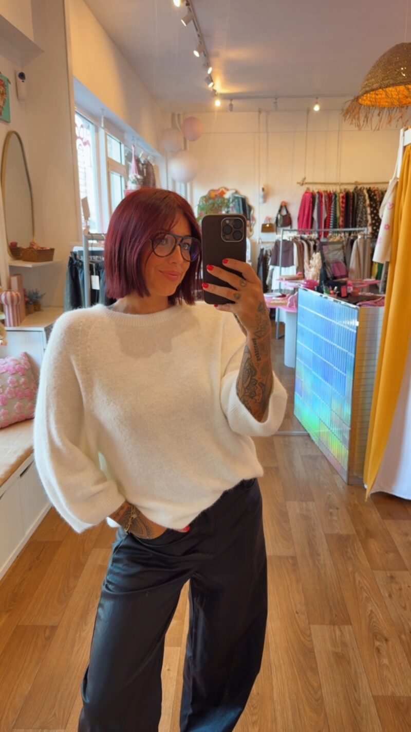PULL LOLAA   BLANC