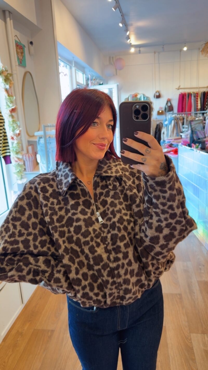 BOMBERS LEOPARD  BEIGE S/M