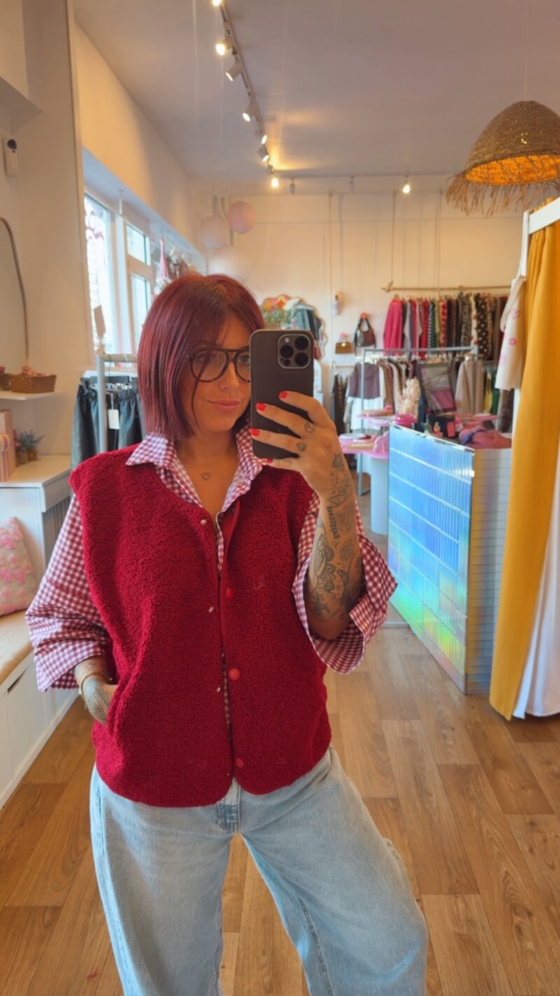 BOLERO OVERSIZE  BORDEAUX
